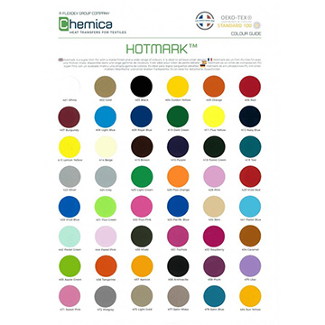 Charte de couleurs Chemica Hotmark Superflex photo du produit default L