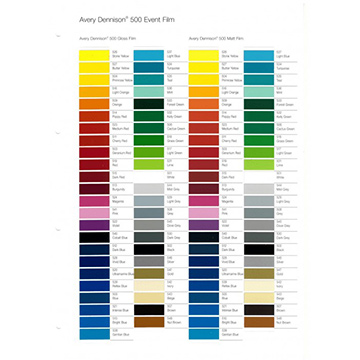 Charte de couleurs Avery 500 photo du produit default L