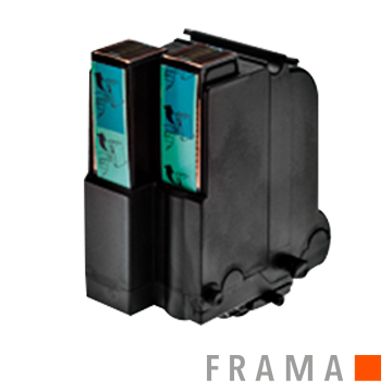 Farbkassette blau Matrix F12 DE Produktbild side L