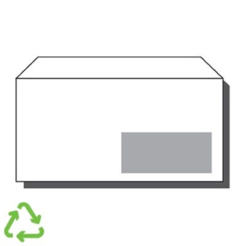 Enveloppes mécanisables AWA recyclées photo du produit side L
