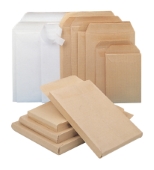 Pochettes auto-adhésives Kraft brun 90g photo du produit