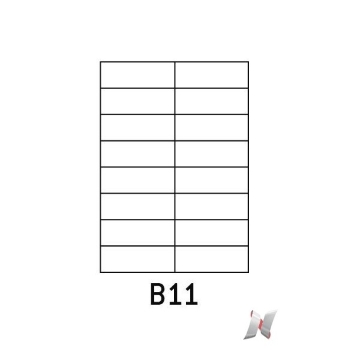 Boite de 100 planches de 16 étiquettes 105x37mm product photo default L