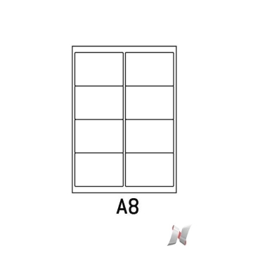 Boite de 100 planches de 8 étiquettes 99x67,7mm product photo default L