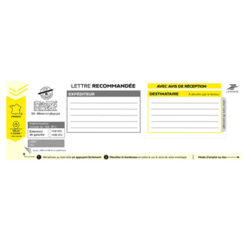Nouvelle boîte de 100 Liasses Recommandée avec AR product photo default L
