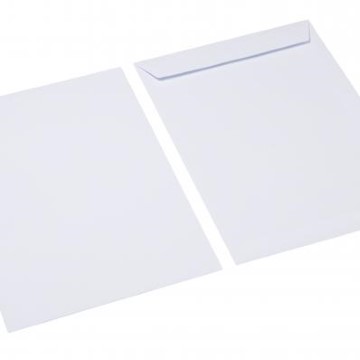 Quadient C4 Plain Press seal Envelopes 324x229mm White 90gsm product photo default L
