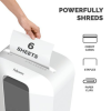 Fellowes Powershred LX25 Cross-Cut P-4 Shredder Black product photo side S
