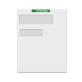 9.5in X 12in Dble Wdw Cert Env product photo
