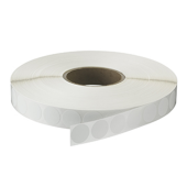 1in Round White Paper Tabs product photo